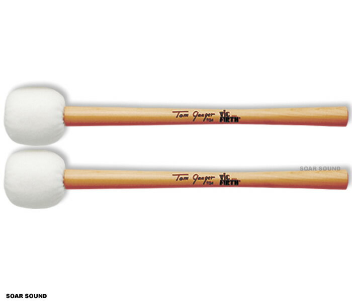 VIC FIRTH ヴィックファース Tom Gauger Model ローラー 1ペア VIC-TG04 Bass Drum Mallets トム・ゴーガー モデル バスドラムマレット 大太鼓用 コンサート