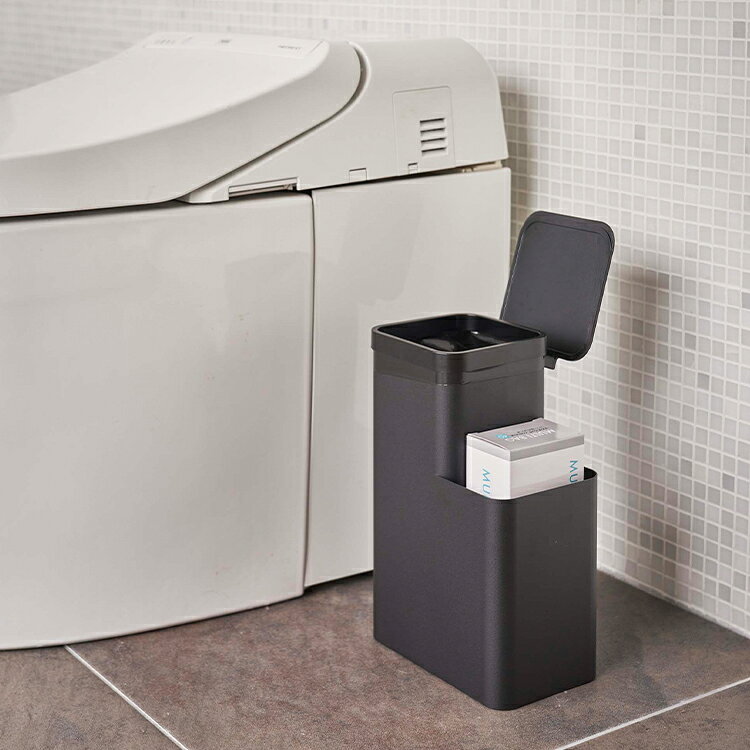 [ tower 収納付きトイレポット タワー ] 山崎実業 タワーシリーズ トイレコーナー...