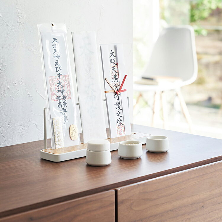 sobaniの[ 神具タワー 3点セット ホワイト 8188 ] 山崎実業 タワーシリーズ tower 収納｜アングル2