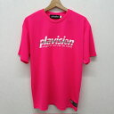 PLAVISION プラヴィジョン ハンドボール ソブエオリジナル プラクティスシャツ PLA25SS-2-PIN 蛍光ピンク 練習着