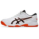 アシックス (asics) ハンドボール アウトシューズ GEL-PEAKE 2 ゲルピーク 2 ユニセックス (25ss) ホワイト×オレンジ 1113A03...
