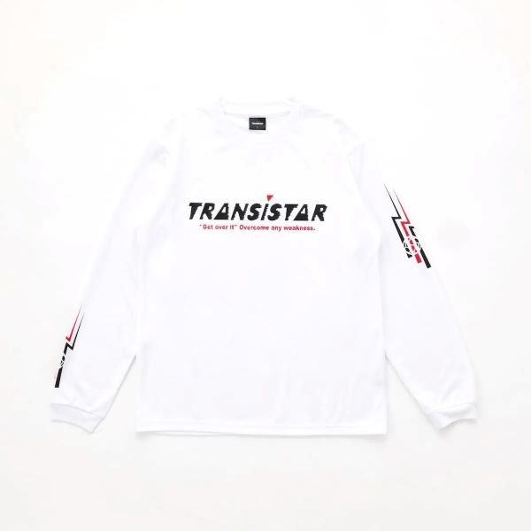 トランジスタ (TRANSISTAR) ハンドボール プラシャツ LSシャツ 長袖Tシャツ ロンT HB25TS13-WHT ホワイト SPEED 25FW