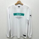 プラヴィジョン (plavision) ハンドボール プラシャツ 長袖Tシャツ ロンT バナー ホワイトエメラルド PLA25FW-1-WHT 25FW