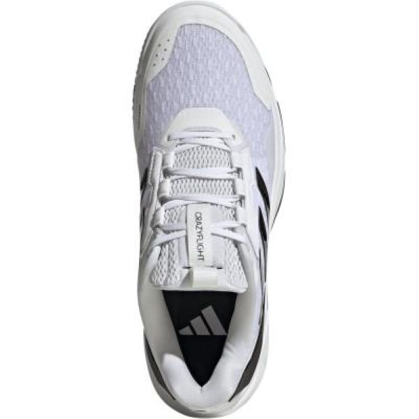 アディダス (adidas) ハンドボールシューズ インドアシューズ クレイジーフライト6M ホワイトブラック メンズ 61 CRAZYFLIGHT6M KJ1556 室内用 体育館用