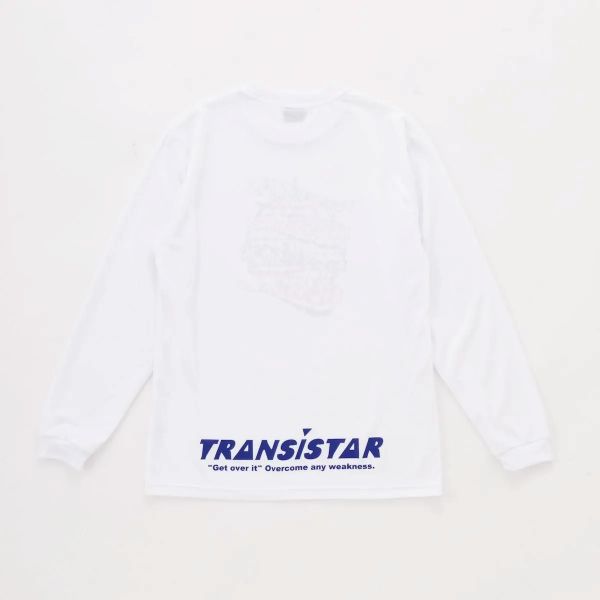 【ネコポス対応可】トランジスタ (TRANSISTAR) ハンドボール プラシャツ LSシャツ 長袖Tシャツ ロンT HB26TS01-WHT ホワイト STRUCTURE