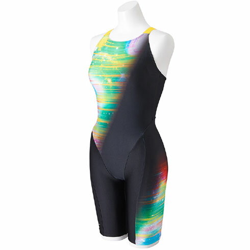 【ネコポス対応可】ミズノ (MIZUNO) 寺川綾選手監修 競泳練習用水着 スイム スイミング プール STROKE ONE オールインワン (24ss) ブラック N2JGB30882 店頭展示品 箱なし 返品不可【SALE】【SS0120】