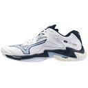 mizuno ミズノ バレーボールシューズ WAVE LIGHTNING Z8 ウエーブライトニングZ8 V1GA240053 ホワイト×ネイビー×サックス ロ...