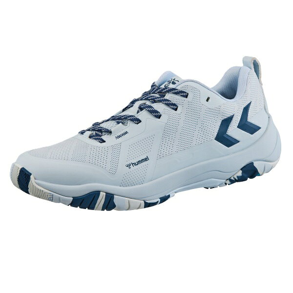 ヒュンメル hummel ハンドボールシューズ KOMET POWER 3.0 コメットパワー3.0 HAS8043 6770 ライトブルー×ネイビー 2…