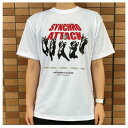 【あす楽対応】volleyball junky(バレーボールジャンキー) バレーボール Tシャツ SYNCHRO ATTACKストレッチドライTEE 半袖Tシャツ 19-VJ22002 01(WHT) ホワイト