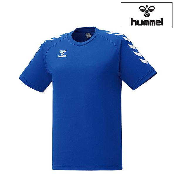 hummel（ヒュンメル）ハンドボール ゲームシャツ 半袖 22ss ロイヤルブルー HAG3017-63S【取り寄せ品】