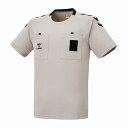 ヒュンメル hummel ハンドボールレフリーシャツ 審判用シャツ 審判用ウェア22aw Sグレー 半袖シャツ Tシャツ HAK3005-96