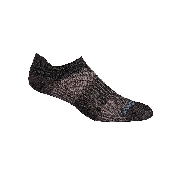 【あす楽対応】ライトソック (WRIGHTSOCK) ソックス 靴下 COOLMESH II Tab Black/Marl ブラック 黒 アンクル ショート スニーカー WS001-BM