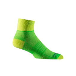 【あす楽対応】ライトソック (WRIGHTSOCK) ソックス 靴下 COOLMESH II Quarter Lemon/Lime レモン ライム グリーン ショート WS002-LL