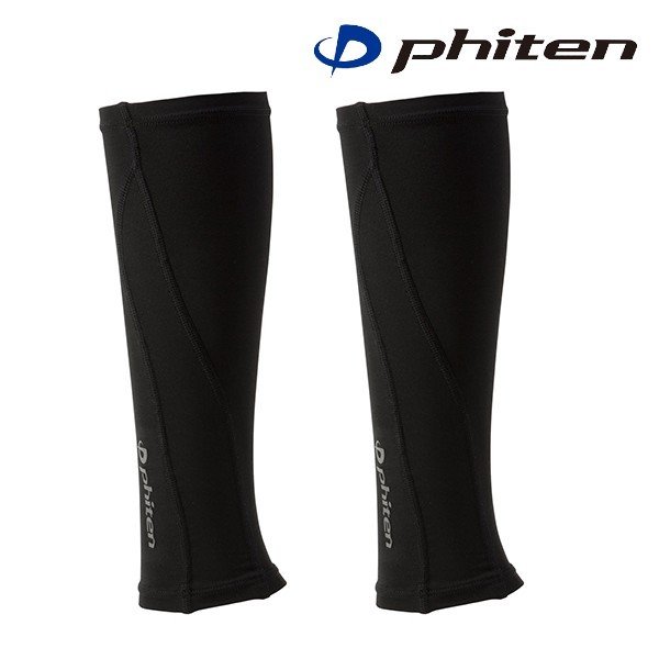 Phiten (ファイテン) バレーボール スポーツスリーブX30 足用(2枚入) サポーター ブラック 0414SL536005