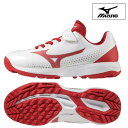 【あす楽対応】MIZUNO ミズノ 少年野球 ベースボール トレーニングシューズ トレシュー ライトレボトレーナー CR ジュニア 22aw ホワイト×レッド ...