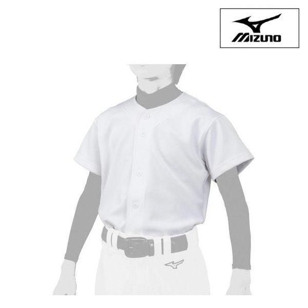 【あす楽対応】ミズノ (mizuno) 少年野球 アパレル ベースボール ジュニア シャツ GACHIユニフォームシャツ 22ss ホワイト 白 12JC2F8001