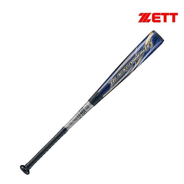 【あす楽対応】ZETT（ゼット）野球 一般軟式バット ブラックキャノンV1 シルバー×ブルー 84cm/770g トップバランス BCT35194-1323【SS2312】