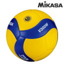 【あす楽対応】ミカサ (MIKASA) バレーボール 検定球 5号 国際公認球 ブルー×イエロー V300W