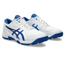 アシックス asics ハンドボールシューズ GEL-PEAKE2 ゲルピーク2 1113A036 104 ホワイト×ブルー 外用 アウトシューズ