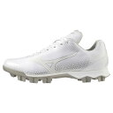 【あす楽対応】ミズノ (MIZUNO) 野球 ベースボール スパイク シューズ ウエーブ ライトレボ メンズ 22aw ホワイト×ホワイト 3E相当 11GP2...