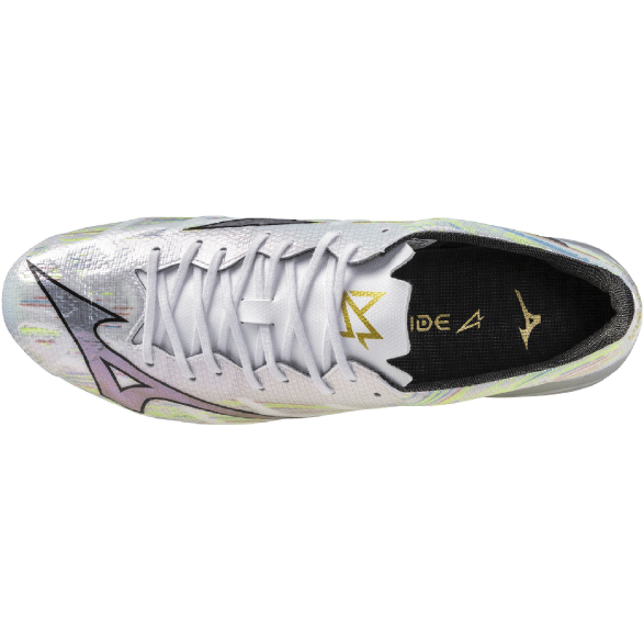 ミズノ (MIZUNO) サッカースパイク ミズノアルファ 2 PRO (25ss) ホワイト×シルバーイリディセント p1ga256409