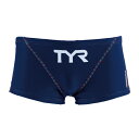 【SWSALE】TYR(ティア) 店頭展示品 箱なし ジュニア ボーイズ 競泳練習用水着 ローライズショートボクサー BSLIDJR-20S-NVRB ネイビー...