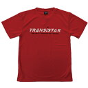 トランジスタ TRANSISTAR ハンドボール ウエア プラシャツ プラクティスシャツ 半袖ドライTシャツ「Zebra」レッド HB24TS10 RED