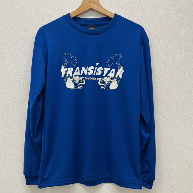トランジスタ (TRANSISTAR) ハンドボール ソブエオリジナル プラシャツ LSシャツ 長袖Tシャツ ブルー ロングスリーブ TRAN24FW-LT2-BLU シャチホコ