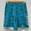ヒュンメル hummel ハンドボールウエア ソブエオリジナル昇華パンツ ハーフパンツ 短パン 24aw アサギ×グレー HUM-P-ASGGRY