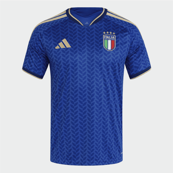 アディダス (adidas) サッカーウエア イタリア代表 2026 ホームレプリカユニフォーム ボールドブルー L JVF06-JL6937