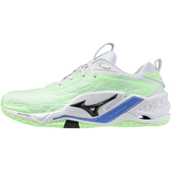 mizuno ミズノ ハンドボール シューズ WAVE STEALTH NEO2 ウエーブステルスネオ2 X1GA240086 ミント×ブラック 室内用 体育館 インシューズ 2E 25SS