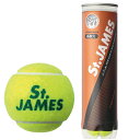 ダンロップ DUNLOP 硬式 テニスボール St.JAMES セントジェームス 4球入り プレッシャーボール STJAMESI4DOZ