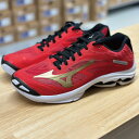 【ソブエスポーツオリジナルカラー】 mizuno ミズノ バレーボールシューズ ウエーブライトニングZ7 V1GX232000 ワイド 幅広 3E レッド メン...