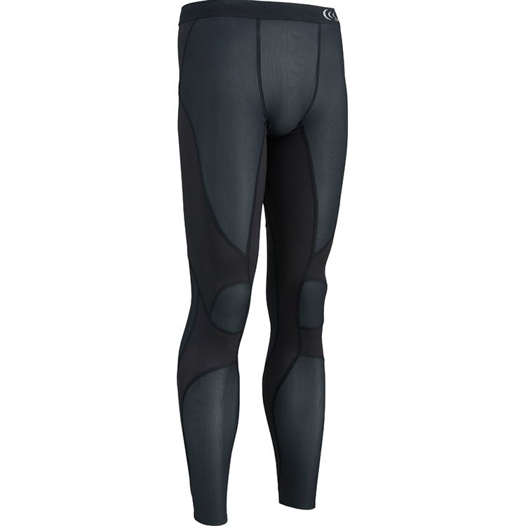 シースリーフィット (C3Fit) アンダーウエア インパクトエアーロングタイツ Impact Air Long Tights メンズ ブラック 軽量 メッシュ ストレッチ サポート 紫外線カット UV 3F14127-K【SS2309】