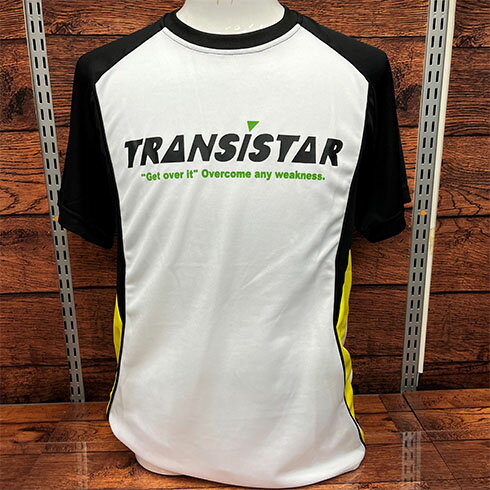 【あす楽対応】TRANSISTAR (トランジスタ) ハンドボールウエア スイッチングゲームシャツ 半袖Tシャツ (23ss) ホワイト×イエロー HB23ST01-WHT/YEL【SS2406】