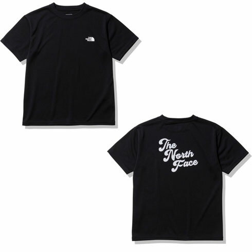 ノースフェイス ザ ノースフェイス (The North Face) ランニングウェア 半袖Tシャツ ショートスリーブフリーラングラフィッククルー S/S Free Run Graphic Crew レディース 23ss ブラック 速乾 通気 UV NTW12394-K【SS2403】【SS2406】