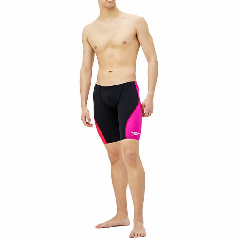 speedo (スピード) 競泳水着 プロハイブリッド2ジャマー メンズ 22ss マジェンタ×サイコレッド FINA承認モデル スパッツ 4分丈 膝上 SC62201F-MP 店頭展示品 箱なし 返品交換不可【SS2406】