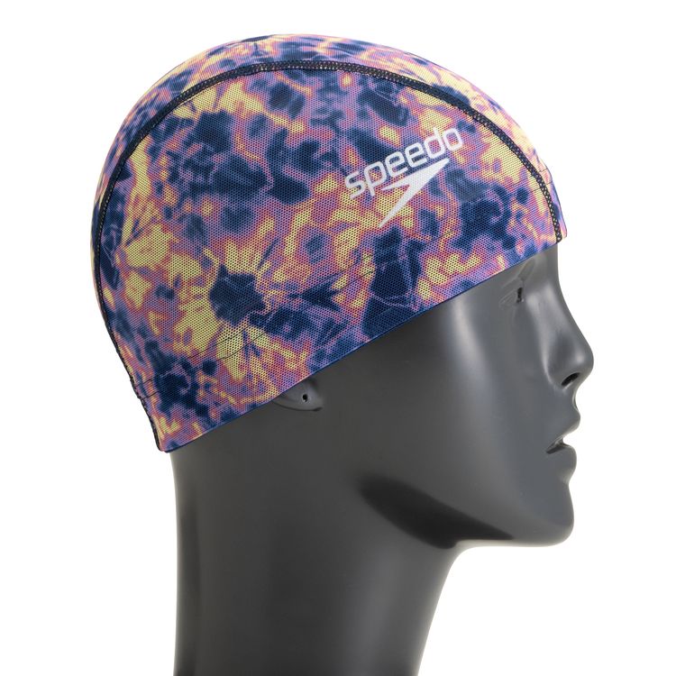 speedo (スピード) 水泳 スイムキャップ 帽子 ダイダイメッシュキャップ マイアミライラック パープル SE12305-ML【SS2312】