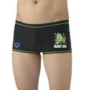 アリーナ (arena) 水泳 競泳 練習用水着 タフスーツ トレーニングスパッツ ショートレッグ ボーイズ ジュニア (25aw) ブラック×ブルー×グリーン 130-140 AS5FWM01B-BK02 返品交換不可