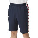 アリーナ (arena) 水泳 競泳 チームウェア ハーフパンツ フィットシルエット 半ズボン メンズ (25aw) ネイビー×ホワイト S-XO ASS4HPU005-NVWT