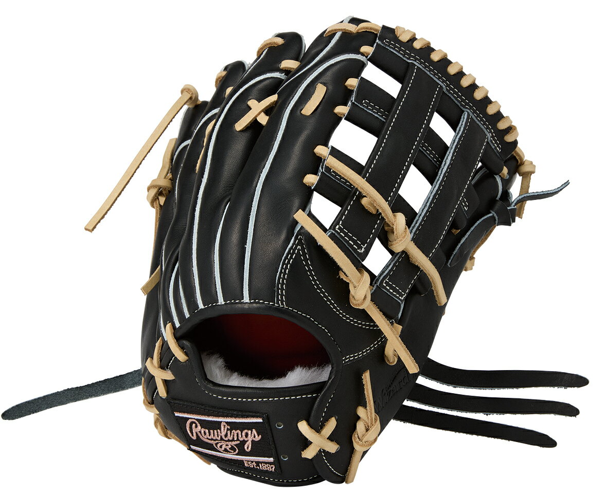 ローリングス (Rawlings) 一般野球 硬式用グローブ グラブ PRO PREFERRED Wizard #02 プロプリファード ヴィザード 外野手用 (25aw) ブラック サイズ12.25 GH5FPW2B87MG-B