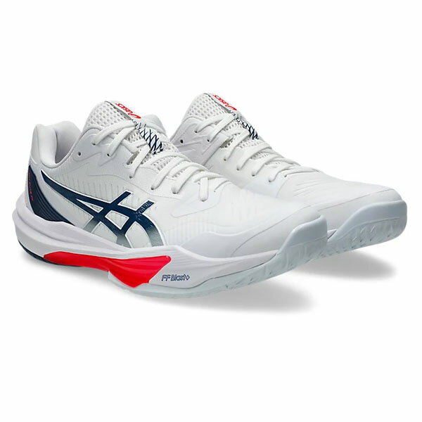 アシックス (asics) バレーボールシューズ SKY ELITE FF 3 スカイエリート (25aw) ホワイト×マコブルー 1051A080-104【SS2512】