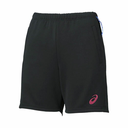 アシックス (asics) バレーボールウエア ドライプラクティスクォーターパンツ レディース ブラックxピ..