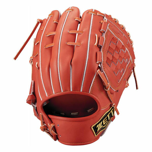 ゼット (ZETT) 野球 軟式グローブ プロステイタスシリーズ 二塁手・遊撃手用 源田タイプ ディープオレンジ サイズ4 BRGB30564-5800