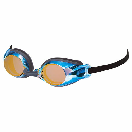 ミズノ (MIZUNO) 水泳 アクセサリー 競泳用ゴーグル FINA承認済み クッション ジュニア (24ss) ブルーx..