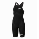 スピード (SPEEDO) 水泳 競泳用水着 WA承認済 ファストスキンレーザーピュアグリントオープンバックニースキン (24ss) SCW12410F-K2【箱なし・返品交換不可】