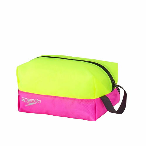 スピード (Speedo) 水泳 スイムバッグ ポーチ ウォータープルーフエム イエローxピンク 5L SE22511-YP