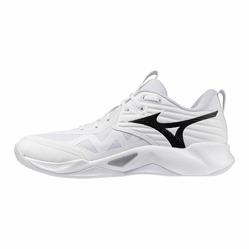 ミズノ (MIZUNO) バレーボールシューズ ウエーブモーメンタムプロ ユニセックス (25aw) ホワイトxブラック 24.0-27.5cm 2E V1GA254051
