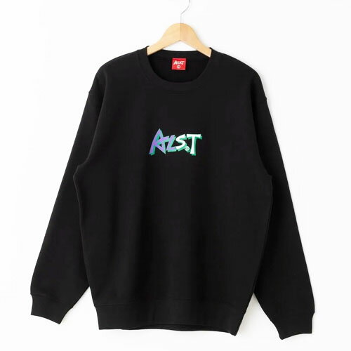 アルスト (ALST) バレーボールウエア トレーナー クルーネックスウェット POP LOGO ブラック M-2XL VB2..