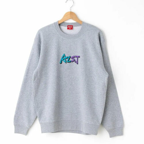 アルスト (ALST) バレーボールウエア トレーナー クルーネックスウェット POP LOGO グレー M-XL VB25AT..
